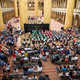 Campers gather on the floor of the National Building Museum in Washington, D.C., for their final performance with Summer Steps With Step Afrika! on Aug. 10, 2014.
Fritz Photographics